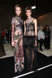 Backstage at Alexander McQueen RTW Fall 2016
