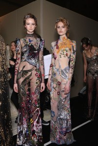 Backstage at Alexander McQueen RTW Fall 2016