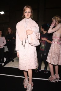 Backstage at Alexander McQueen RTW Fall 2016