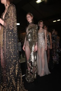 Backstage at Alexander McQueen RTW Fall 2016