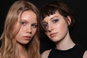 Backstage at Burberry RTW Fall 2016