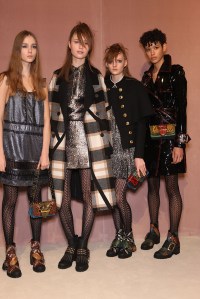 Backstage at Burberry RTW Fall 2016