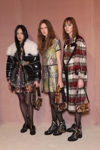 Backstage at Burberry RTW Fall 2016