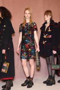 Backstage at Burberry RTW Fall 2016
