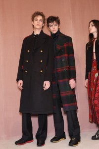 Backstage at Burberry RTW Fall 2016