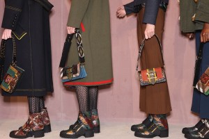 Backstage at Burberry RTW Fall 2016