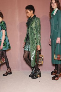 Backstage at Burberry RTW Fall 2016