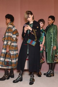 Backstage at Burberry RTW Fall 2016