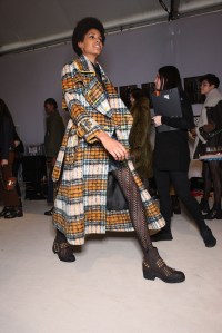 Backstage at Burberry RTW Fall 2016