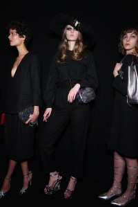 Backstage at Charlotte Olympia RTW Fall 2016