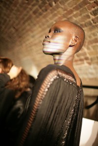 Backstage at Julien MacDonald RTW Fall 2016