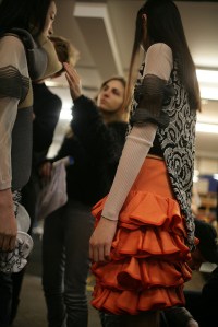 Backstage at JW Anderson RTW Fall 2016