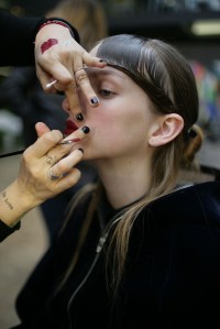 Backstage at Mary Katrantzou RTW Fall 2016