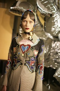 Backstage at Mary Katrantzou RTW Fall 2016