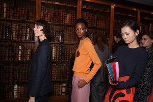 Backstage at Paul Smith RTW Fall 2016