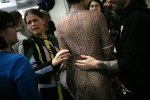 Backstage at Peter Pilotto RTW Fall 2016