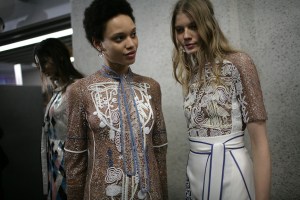 Backstage at Peter Pilotto RTW Fall 2016