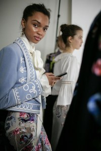 Backstage at Temperley London RTW Fall 2016