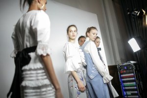 Backstage at Temperley London RTW Fall 2016