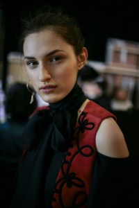 Backstage at Temperley London RTW Fall 2016