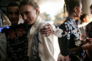 Backstage at Temperley London RTW Fall 2016