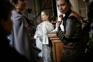 Backstage at Temperley London RTW Fall 2016