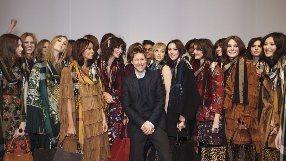 Backstage at Burberry RTW Fall 2015