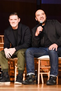 Brad Schmidt and Raul Arevalo at the Fashion Fund Season Premiere