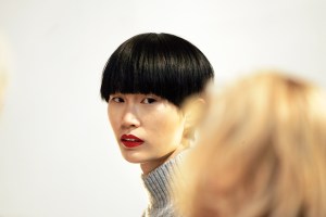 Backstage at Christian Siriano RTW Fall 2016