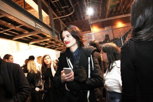 Backstage at Christian Siriano RTW Fall 2016
