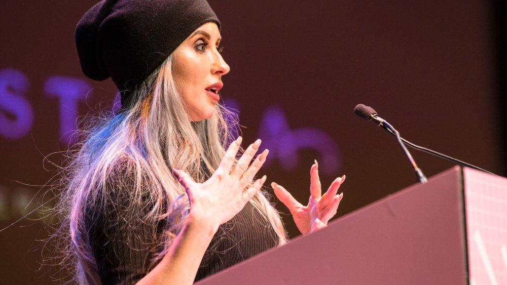Claudia Soare at the WWD Digital Beauty Forum