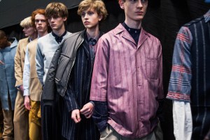 Backstage at Tonsure Fall 2016