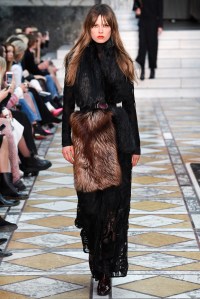 Caroline Brasch Nielsen on the By Malene Birger Fall 2016 runway