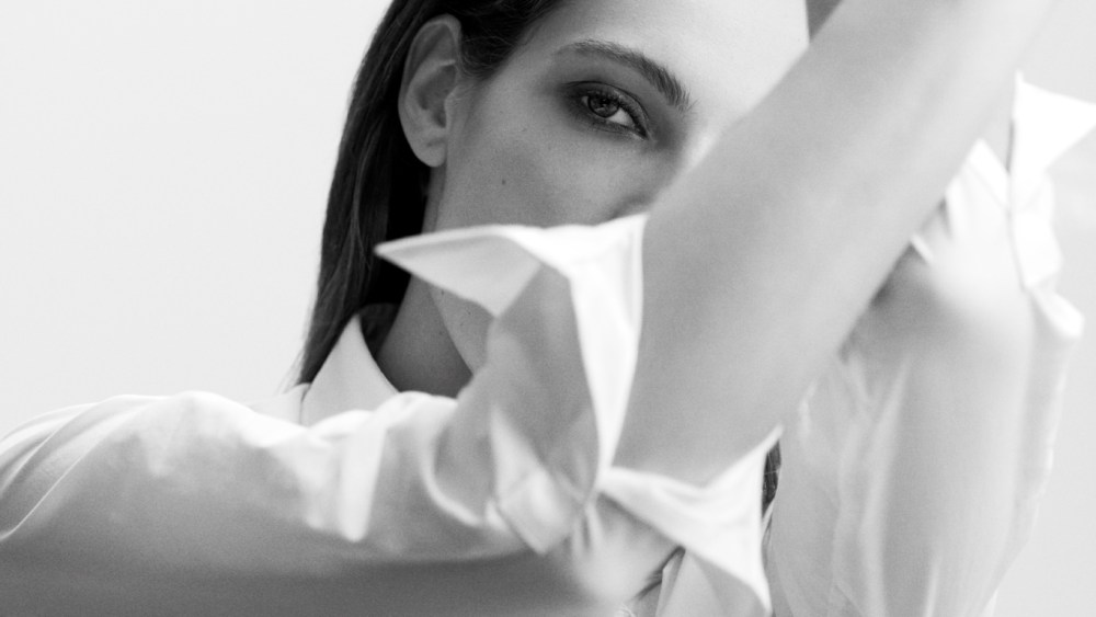 A look from Becken's debut collection.