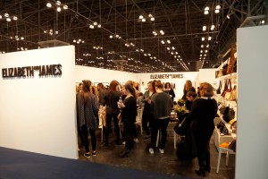 Elizabeth and James had a busy booth packed with retailers.