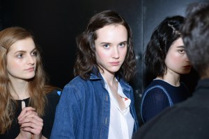 Backstage at Creatures of Comfort RTW Fall 2016