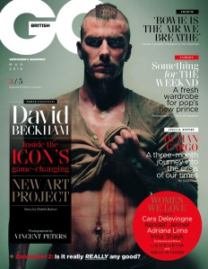 British GQ March 2016 Cover David Beckham