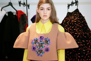 Backstage at Delpozo RTW Fall 2016