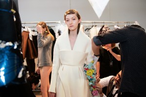 Backstage at Delpozo RTW Fall 2016