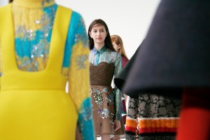 Backstage at Delpozo RTW Fall 2016
