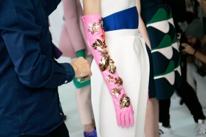 Backstage at Delpozo RTW Fall 2016