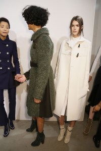 Backstage Derek Lam RTW Fall 2016