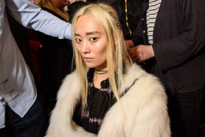 Backstage at DKNY RTW Fall 2016