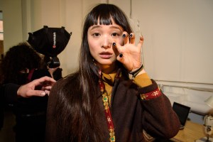 Backstage at DKNY RTW Fall 2016