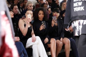 Mia Moretti, Yara Shahidi and Jennifer Hudson.
