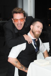 Bono and Justin O'Shea