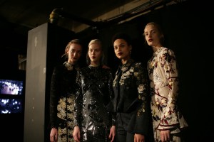 Backstage at Erdem RTW Fall 2016