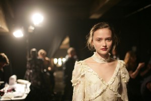 Backstage at Erdem RTW Fall 2016