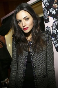Phoebe Tonkin in Chanel and Frame Denim.
