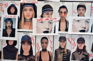 Backstage at Fenty Puma by Rihanna RTW Fall 2016